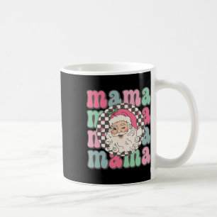 Caneca De Café Mama (mãe) Natal Retro