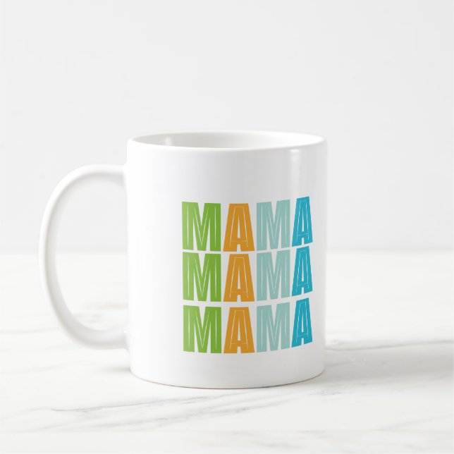 Caneca De Café Mama Mama Mama (Esquerda)