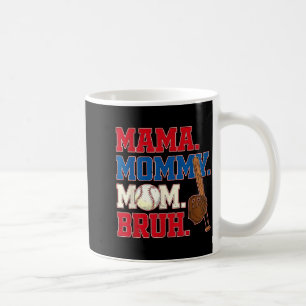 Caneca De Café Mama mamãe mãe mano mãe de beisebol dia das mães