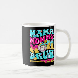 Caneca De Café Mama mamãe mãe véi beisebol gotejamento sorvete