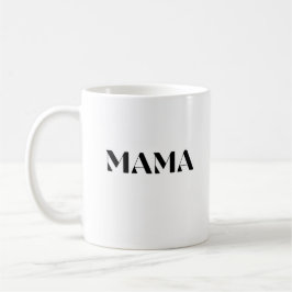Caneca De Café Mama minimalista - presentes para a mãe