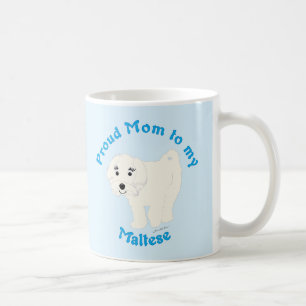 Caneca De Café Mamã orgulhosa ao meu maltês