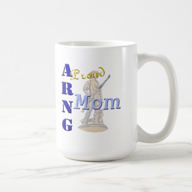 Caneca De Café Mamã orgulhosa de ARNG (Direita)