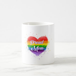 Caneca De Café Mamã orgulhosa de LGBT