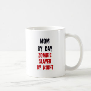 Caneca De Café Mamã pelo assassino do zombi do dia em a noite