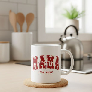 Caneca De Café Mama Personalizada Ano de Fundação Personalizada M