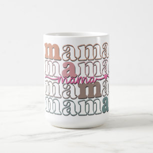 Caneca De Café Mama Retro Fofo