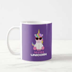 Caneca De Café Mama Unicorn Magic Squad