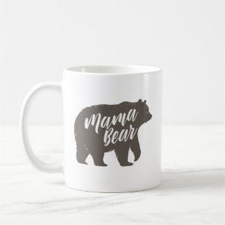 Caneca De Café Mama Urso Dia das Mães Engraçado
