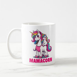 Caneca De Café Mamacorn - A Mãe do Unicórnio Mágico