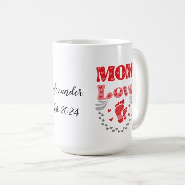 Caneca De Café Mamãe Adorava Vela De Jar Perfumada (Frente Esquerda)