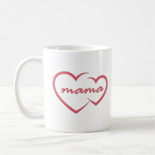 Caneca De Café Mamãe ama presente de Dia de as mães para o melhor