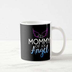 Caneca De Café Mamãe De Anjo Side Mês De Consciência
