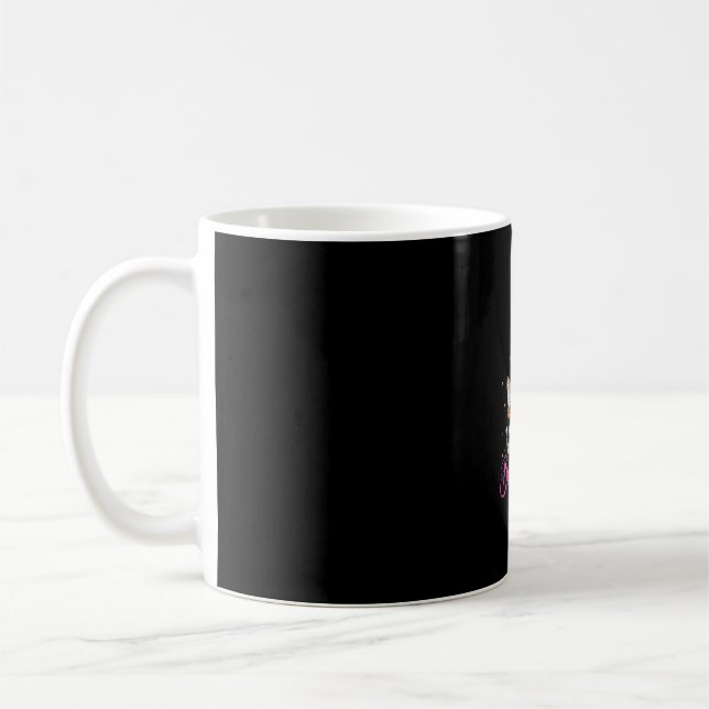 Caneca De Café Mamãe De Mulher Da Rapariga De Aniversário Dotada  (Esquerda)