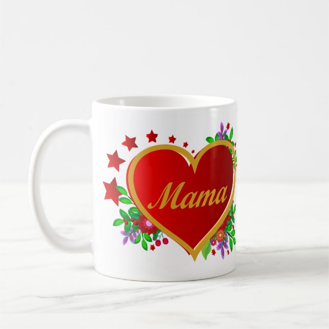Caneca De Café Mamãe - Dia de as mães (Esquerda)