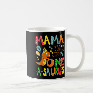 Caneca De Café Mamãe Do Dinossauro primeiro aniversario Um-Surus