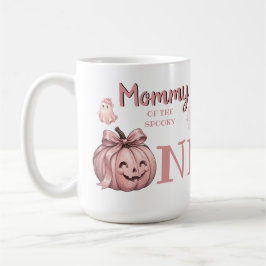 Caneca De Café Mamãe do Espiritinho Assustador Cute Pinkoween Gho