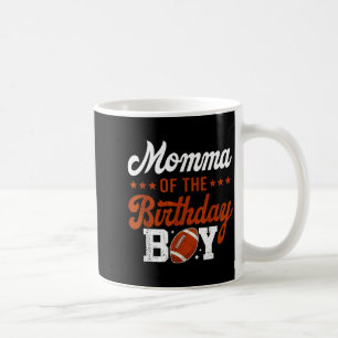 Caneca De Café Mamãe do menino de aniversário futebol 1º aniversá