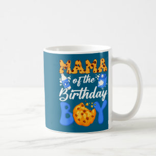 Caneca De Café Mamãe do Menino de Aniversário Leite e Biscoitos 1