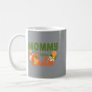Caneca De Café Mamãe do Pequeno Laranjinha Clementina Aniversário