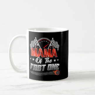 Caneca De Café Mamãe do Pequeno Veloz Aniversário de 1º Carro de 