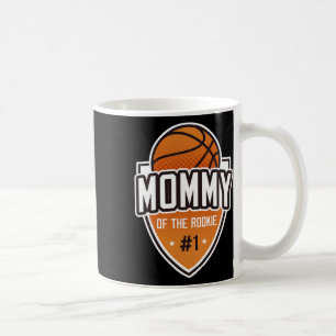 Caneca De Café Mamãe Do Rookie primeiro aniversario Bysketbyll Pa