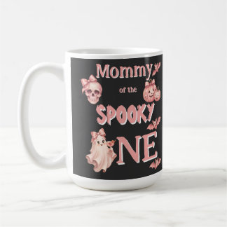 Caneca De Café Mamãe do Um Espiritual Rosa no Pinkoween Party