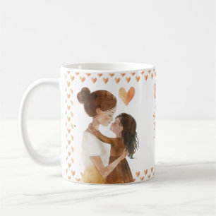 Caneca De Café Mamãe e Filha com a Melhor Mãe Fotográfica de Semp