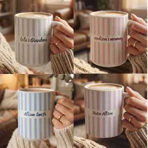 Caneca De Café Mamãe e Papai Roteiro Moderno Mamãe e Papai Pers