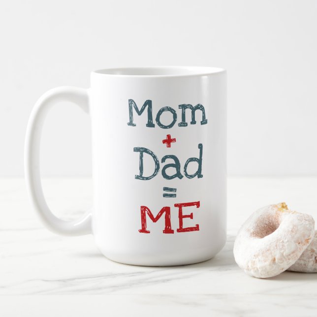 Caneca De Café Mamãe e Papai sou Eu (Com Donut)