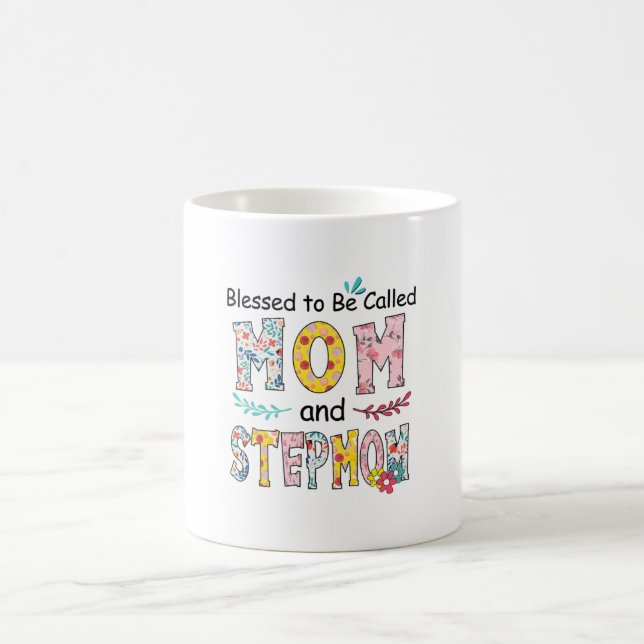 Caneca De Café Mamãe E Stepmama Aniversário (Centro)