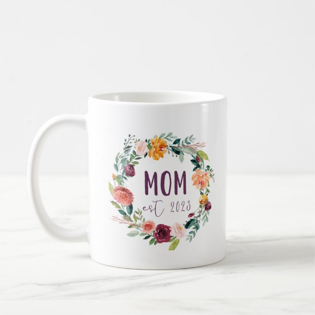 Caneca De Café Mamãe est 2023 Coffee Mug de 11oz (Esquerda)