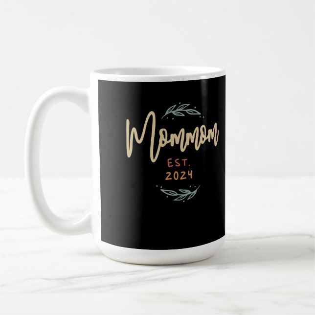 Caneca De Café Mamãe Estabeleceu 2024 Vovó Engraçada (Esquerda)