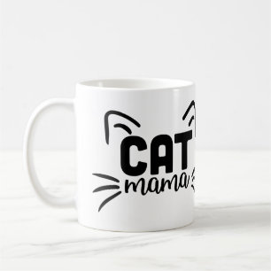 Caneca De Café Mamãe Gato com Mata de Café de Orelha - Gato Bonit