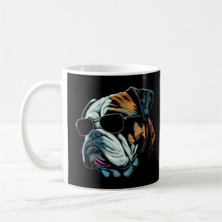 Caneca De Café Mamãe Legal Cachorros Óculos- Cachorro Inglês