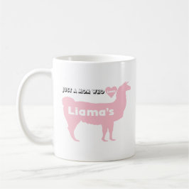 Caneca De Café Mamãe Llama rosa mãe ama liama