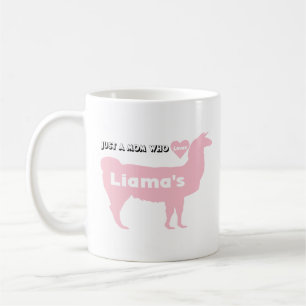 Caneca De Café Mamãe Llama rosa mãe ama liama