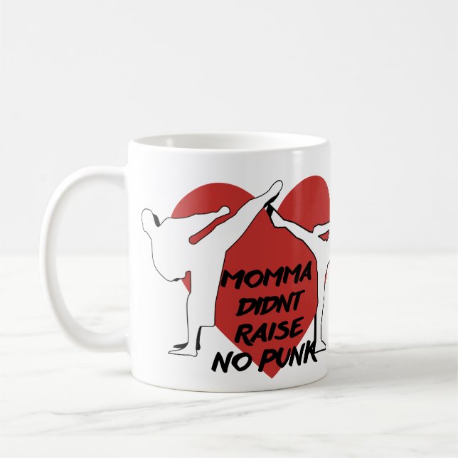 Caneca De Café Mamãe não levantou nenhum punk (Esquerda)