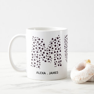 Caneca De Café Mamãe Nome de Crianças Modernas Mamãe 