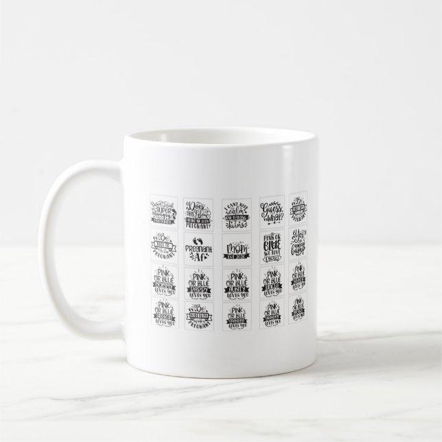 Caneca De Café Mamãe rosa ou azul te ama (Esquerda)