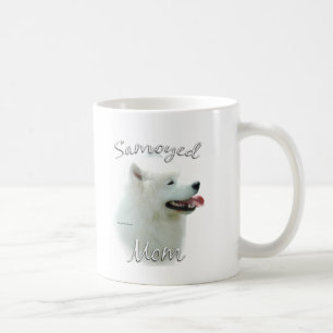 Caneca De Café Mamãe Samoyed 2