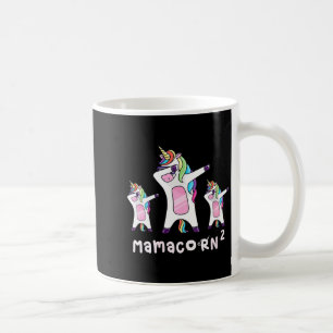 Caneca De Café Mamãe unicórnio mamacorn fofo feminino mãe de 2 gê