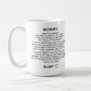 Caneca De Café Mamães Personalizadas para Serem de Bump Bebê