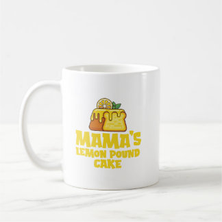 Caneca De Café Mama's Lemon Pound Cake Cool Food Lovers, mother's