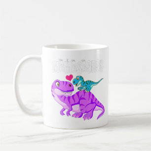 Caneca De Café Mamasaurus Dinossaur no Rex Dia das Mães para Pres