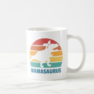 Caneca De Café Mamasaurus Mamãe Dinossauro Dia das Mães Engraçado