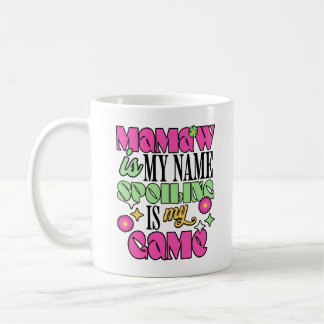 Caneca De Café Mamaw É O Meu Nome A Estragar É O Meu Jogo Nova Av
