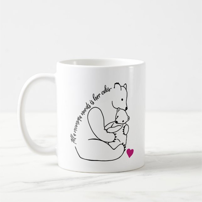 Caneca De Café Mamma Bear Mug (Esquerda)