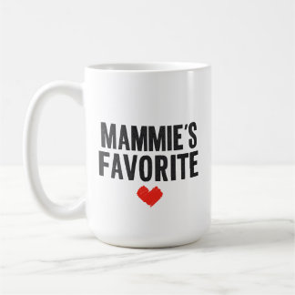 Caneca De Café MAMMIE’S Favorite Heart Graphic for Mothers Day Gr