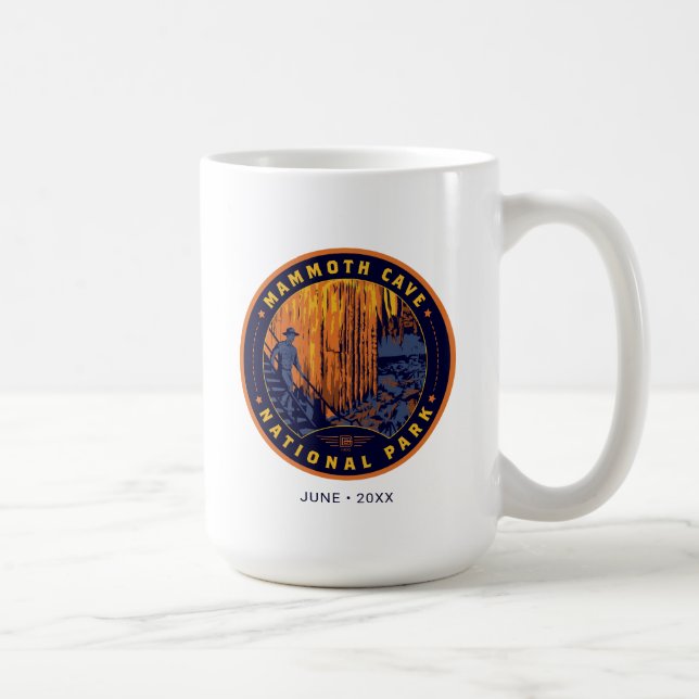 Caneca De Café Mammoth Cave National Park (Direita)